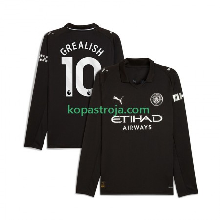 Billiga Fotbollströjor Manchester City Jack Grealish 10 Borta tröja 2025/26 Långärmad